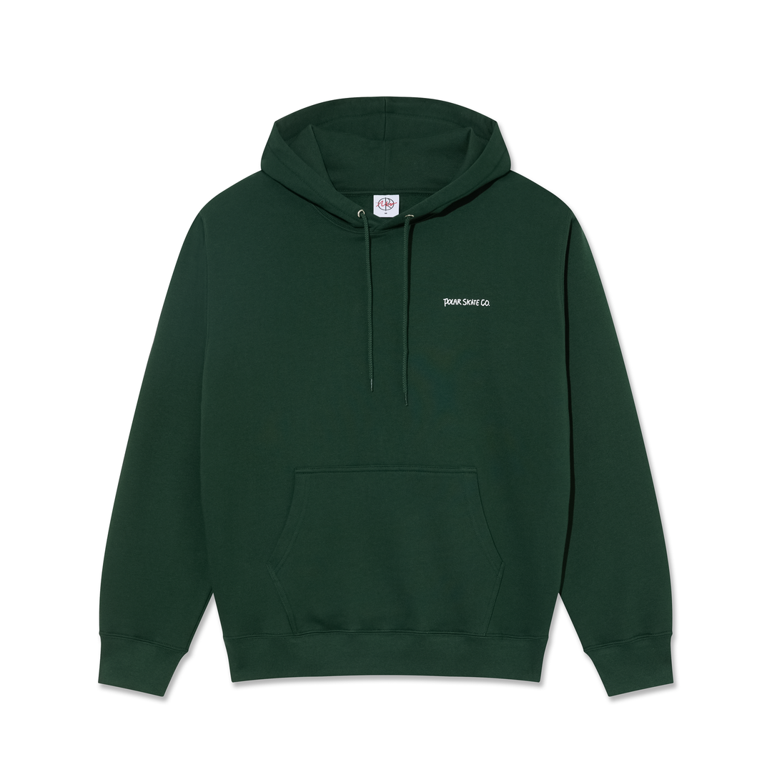 Dave Hoodie | Dual Living - Dark Green – Polar Skate Co. Dave Hoodie | Dual Living - Dark Green – Polar Skate Co.