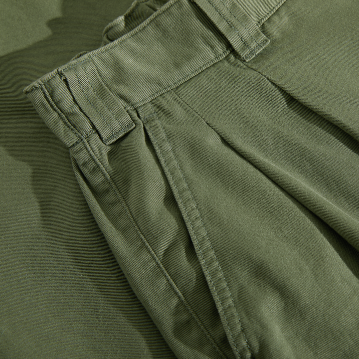 Railway Chinos - Grey Green