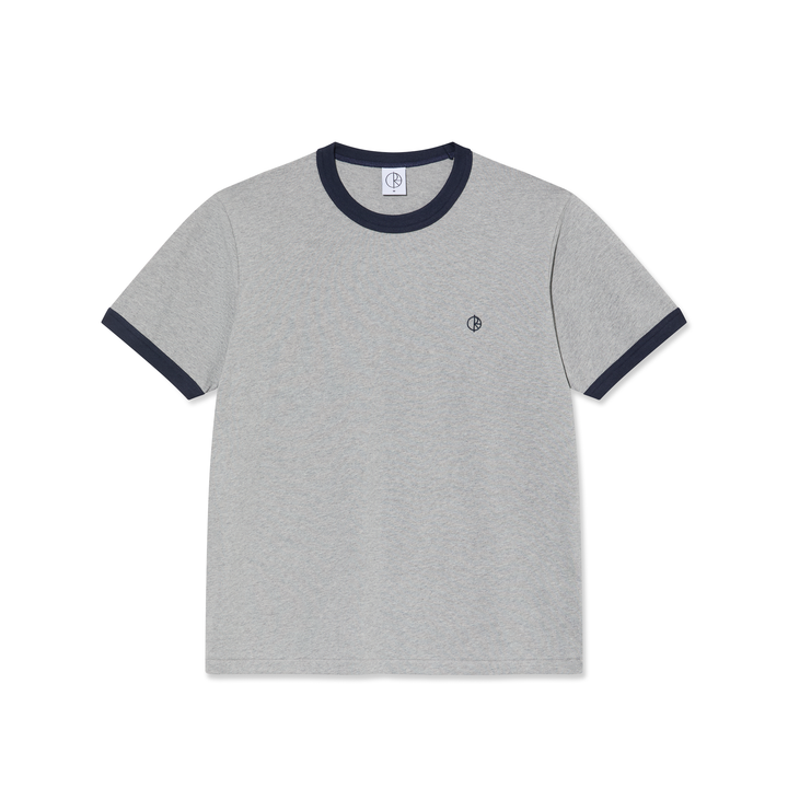 Ringer Tee - Heather Grey / Navy