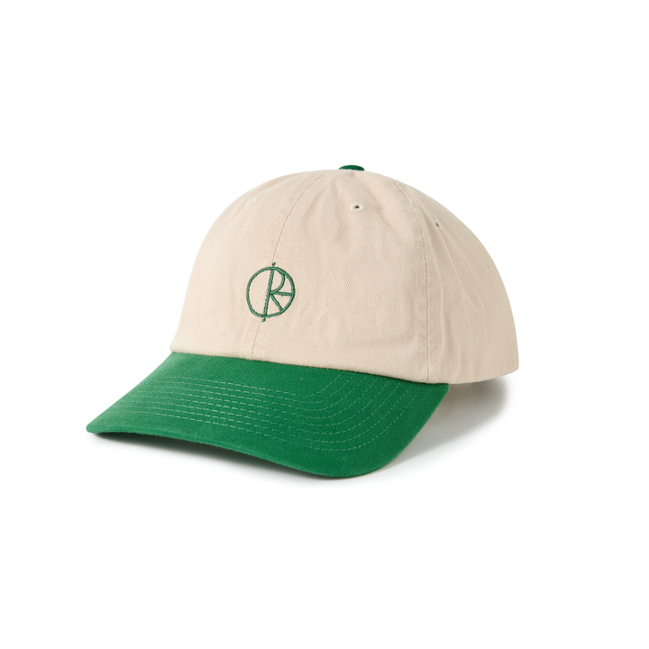 Sai Cap | Stroke Logo - Ecru / Green