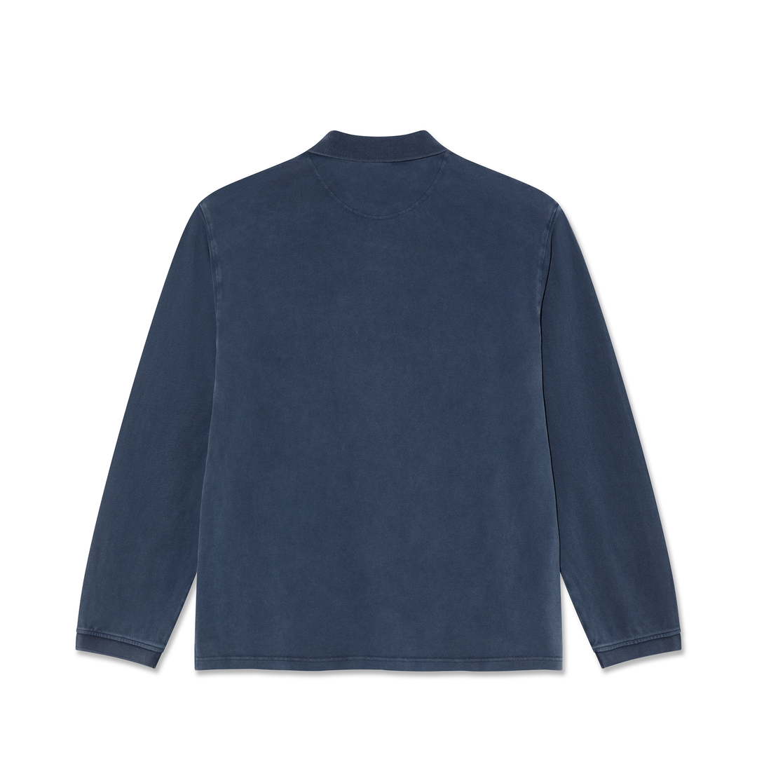 Serge Polo LS Shirt - Blue