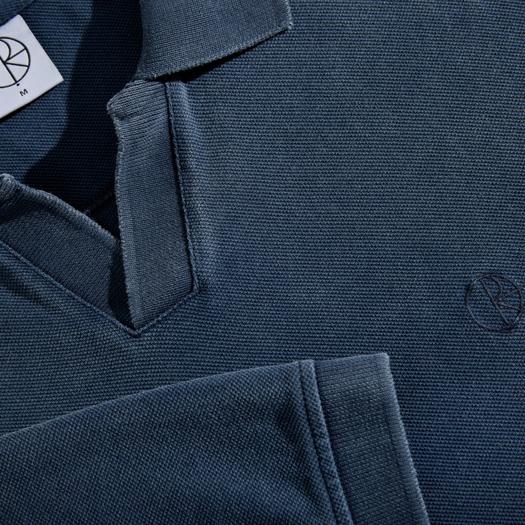 Serge Polo LS Shirt - Blue