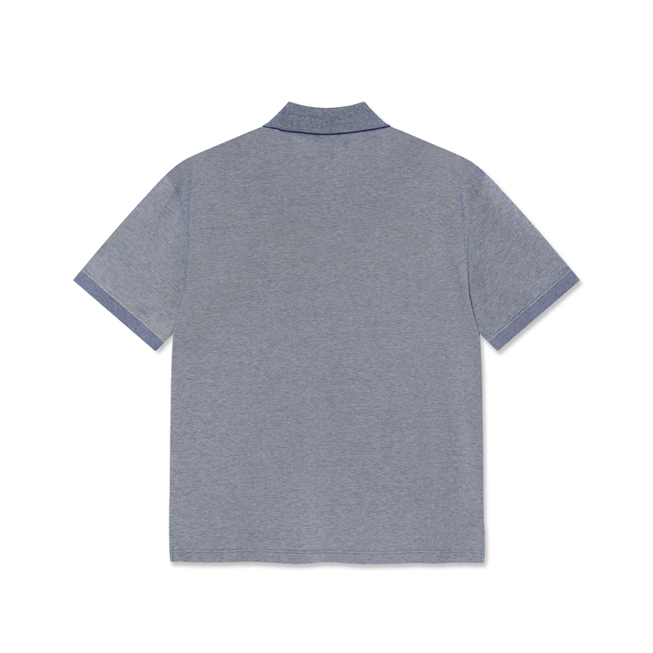 Surf Polo Shirt | Pique - Heather Blue