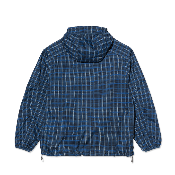 Check Shell Jacket Chase Light Shell Jacket - Blue Check – Polar Skate Co.