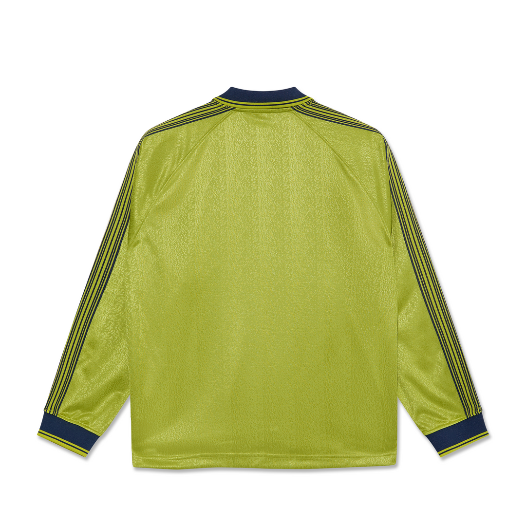 Davie LS Shirt - Peridot/Dark Blue
