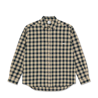 Mitchell LS Shirt - Teal/Butter