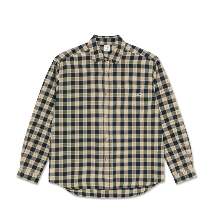 Mitchell LS Shirt - Teal/Butter