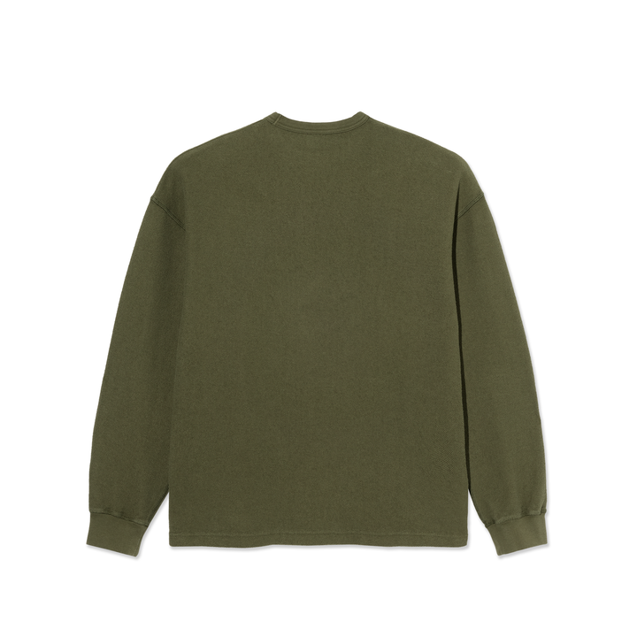 Reversed Sweater - Army Green