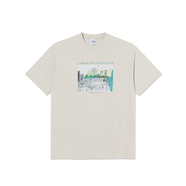 Tee | Mindfulness - Ivory Grey Melange