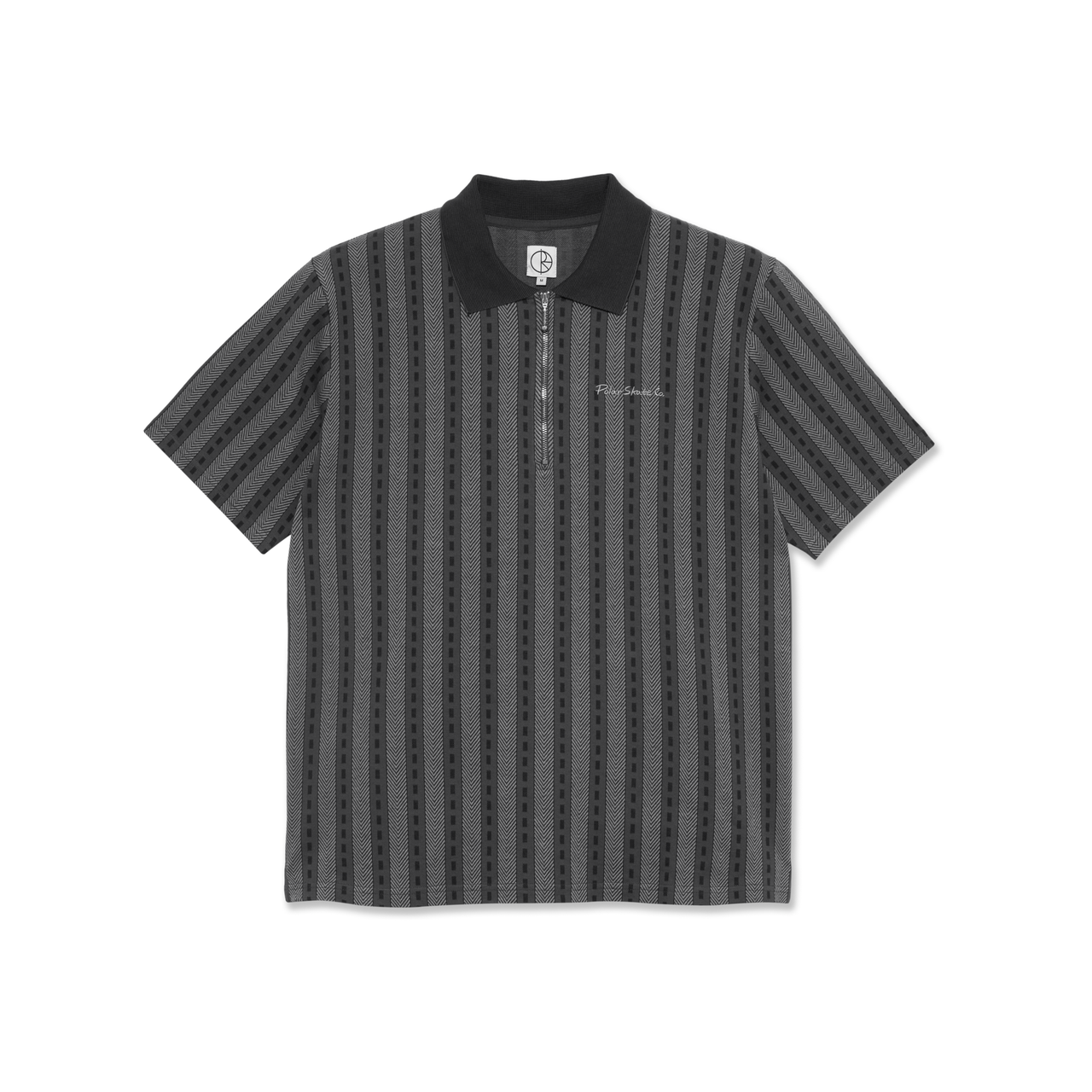 Road Zip Polo Shirt - Graphite
