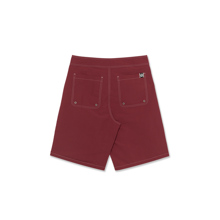 Spiral Surf Swim Shorts - Dark Red