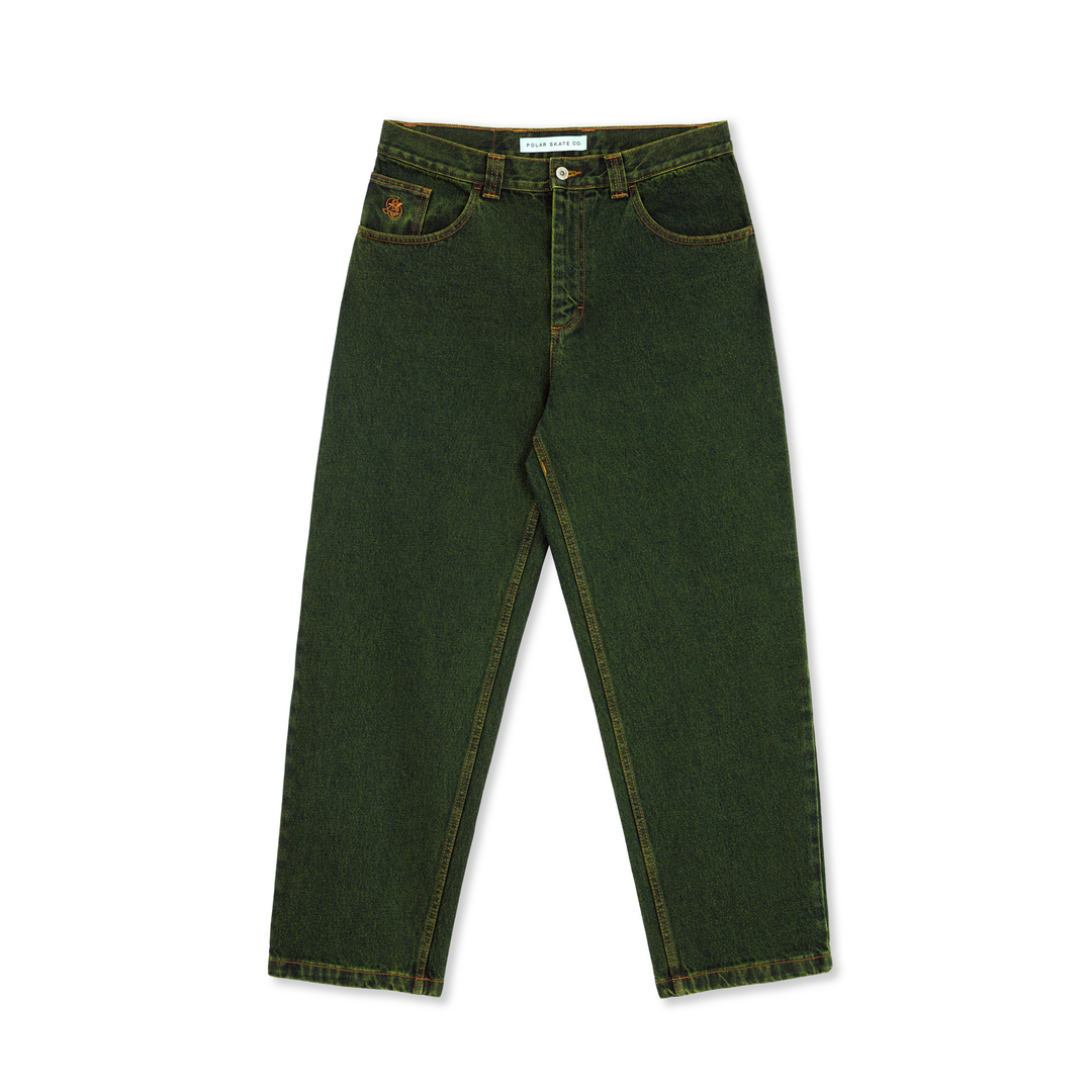 '93! Pants - Chartreuse / Blue