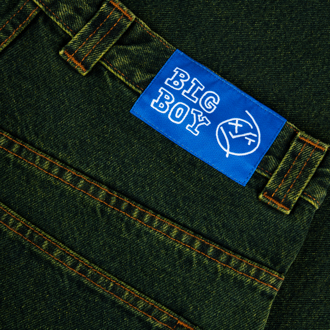 Big Boy Pants - Chartreuse / Blue – Polar Skate Co.