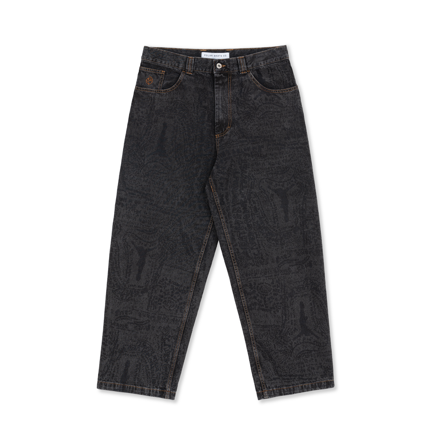 正規品 bigboy washedblack xs 旧ロゴ polar skate big boy washed black 旧ロゴ