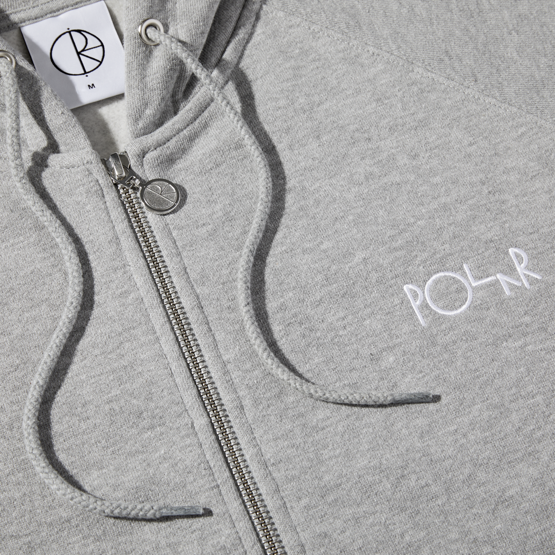 Default Zip Hoodie - Heather Grey – Polar Skate Co. Default Zip Hoodie - Heather Grey – Polar Skate Co.