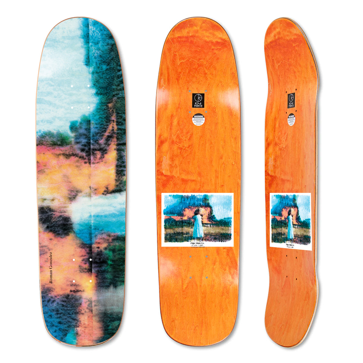 Deck Roman Gonzalez Burning World Polar Skate Co deck-roman-gonzalez-burning-world-polar-skate-co