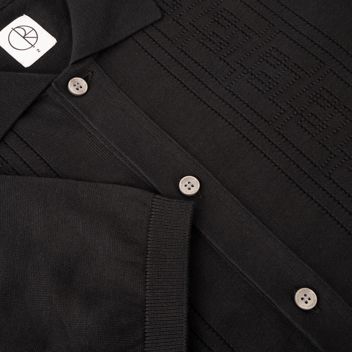 Miles SS Cardigan | Double P - Black