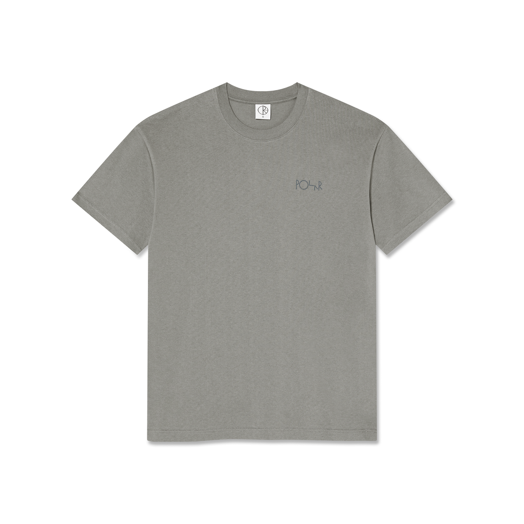 polar skate T シャツ Contrast Tee | Stroke Logo - Grey – Polar Skate Co.