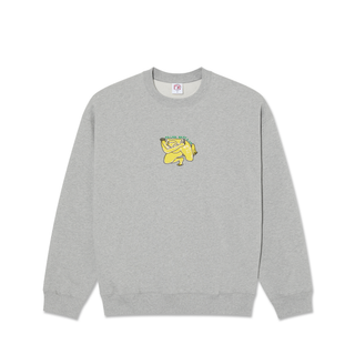 Dave Crewneck | Shy Bow - Heather Grey