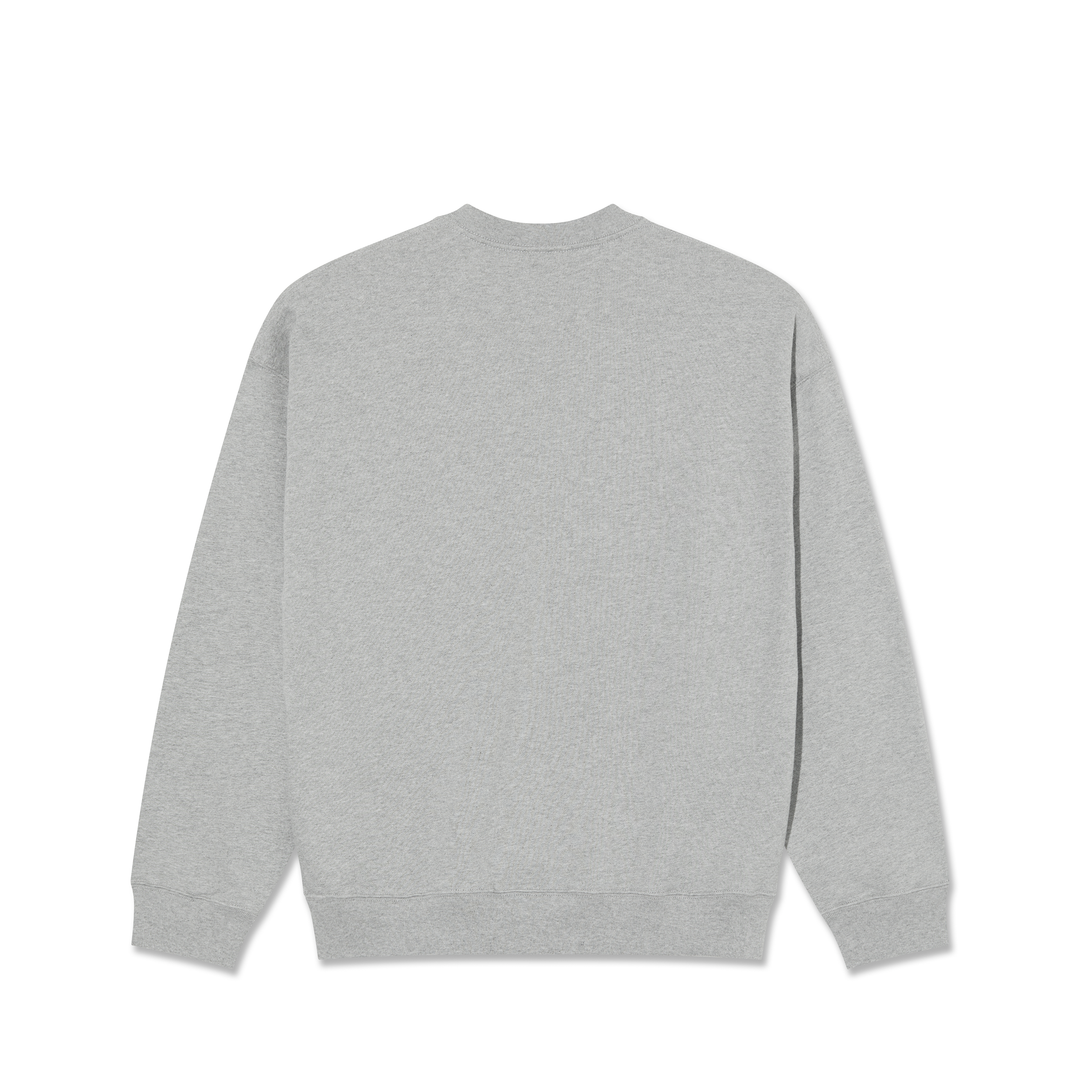 Dave Crewneck | Shy Bow - Heather Grey