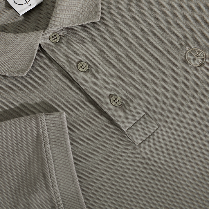 Surf Polo Shirt - Washed Grey