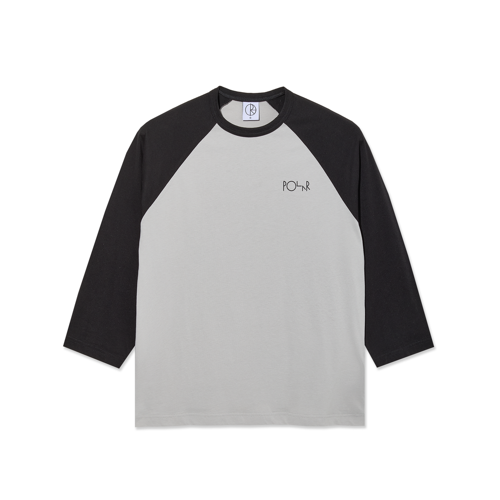 3/4 Sleeve Tee - Black/Silver – Polar Skate Co.
