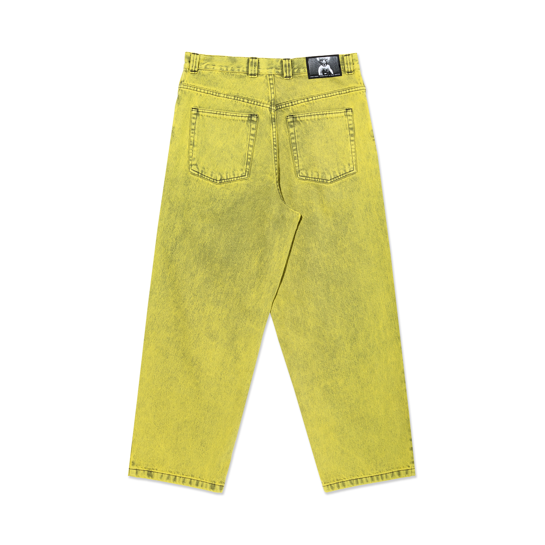 Big Boy Pants | Demon Child - Lemon Black – Polar Skate Co. Big Boy Pants | Demon Child - Lemon Black – Polar Skate Co.