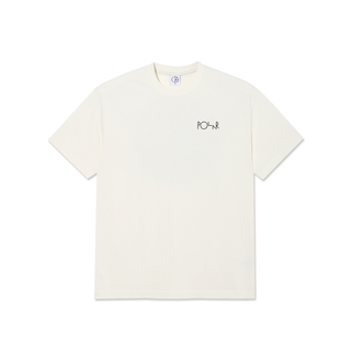 Contrast Tee | Fill Logo - Ivory/Black