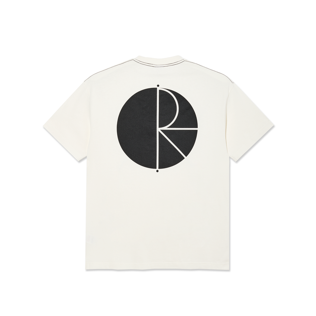 Contrast Tee | Fill Logo - Ivory/Black