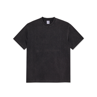 Contrast Tee | Stroke Logo - Silver Black/Black