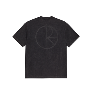 Contrast Tee | Stroke Logo - Silver Black/Black