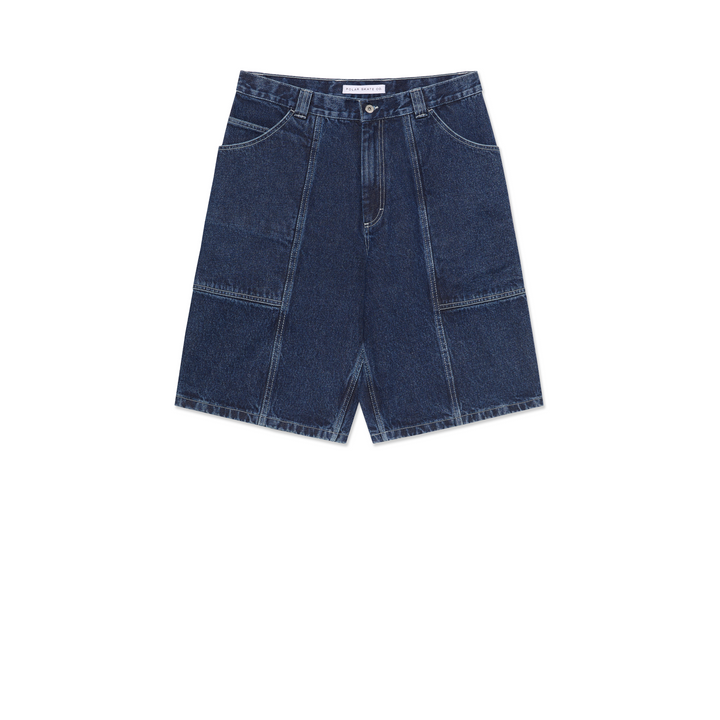 Jiro Shorts - Dark Blue w/ White Stitching