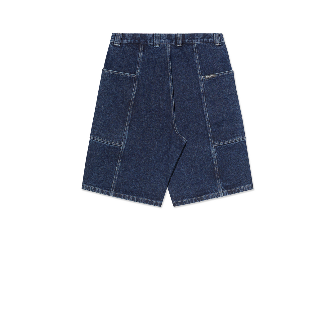 Jiro Shorts - Dark Blue w/ White Stitching