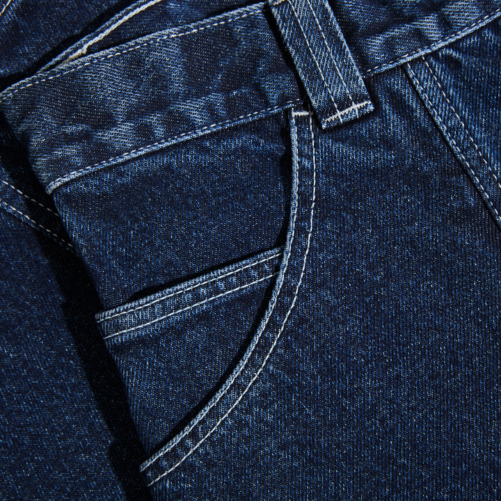 Jiro Shorts - Dark Blue w/ White Stitching