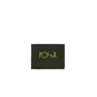 Key Wallet | Script Logo - Black/Lime