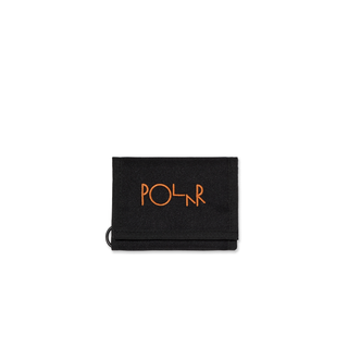Key Wallet | Script Logo - Black/Orange