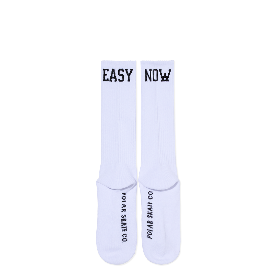 Rib Socks | Long | Easy Now - White