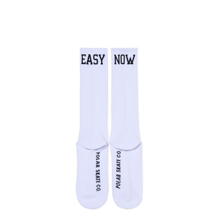 Rib Socks | Long | Easy Now - White