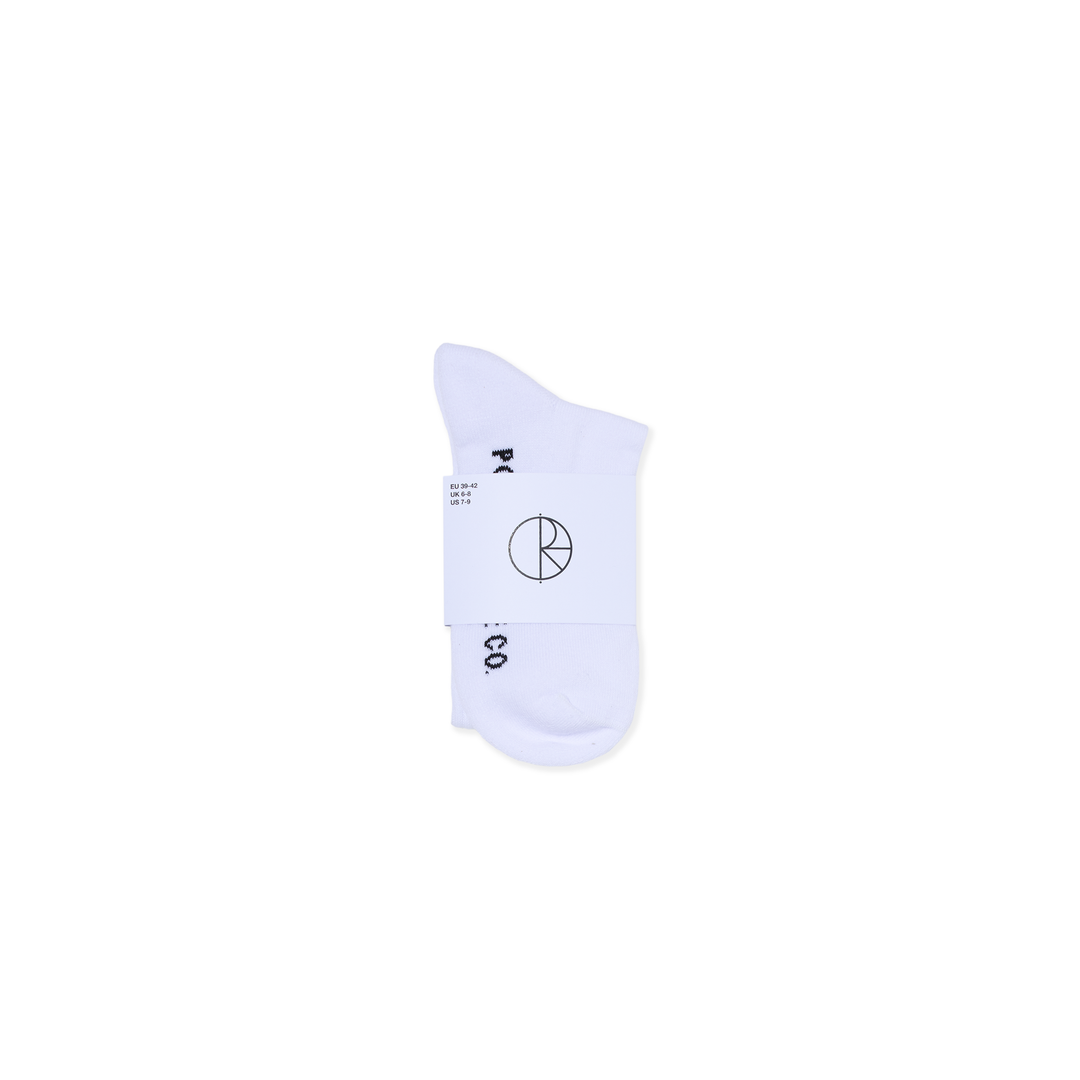 Rib Socks | Long | Easy Now - White