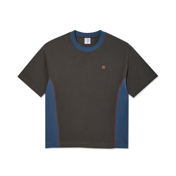 Surf Panel Tee - Dirty Black/Grey Blue