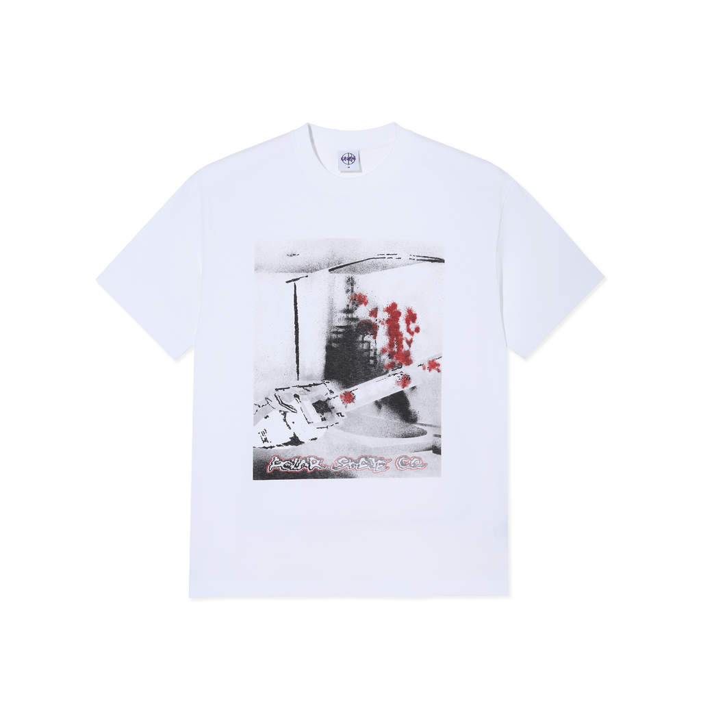 Tee | Chainsaw - White – Polar Skate Co.