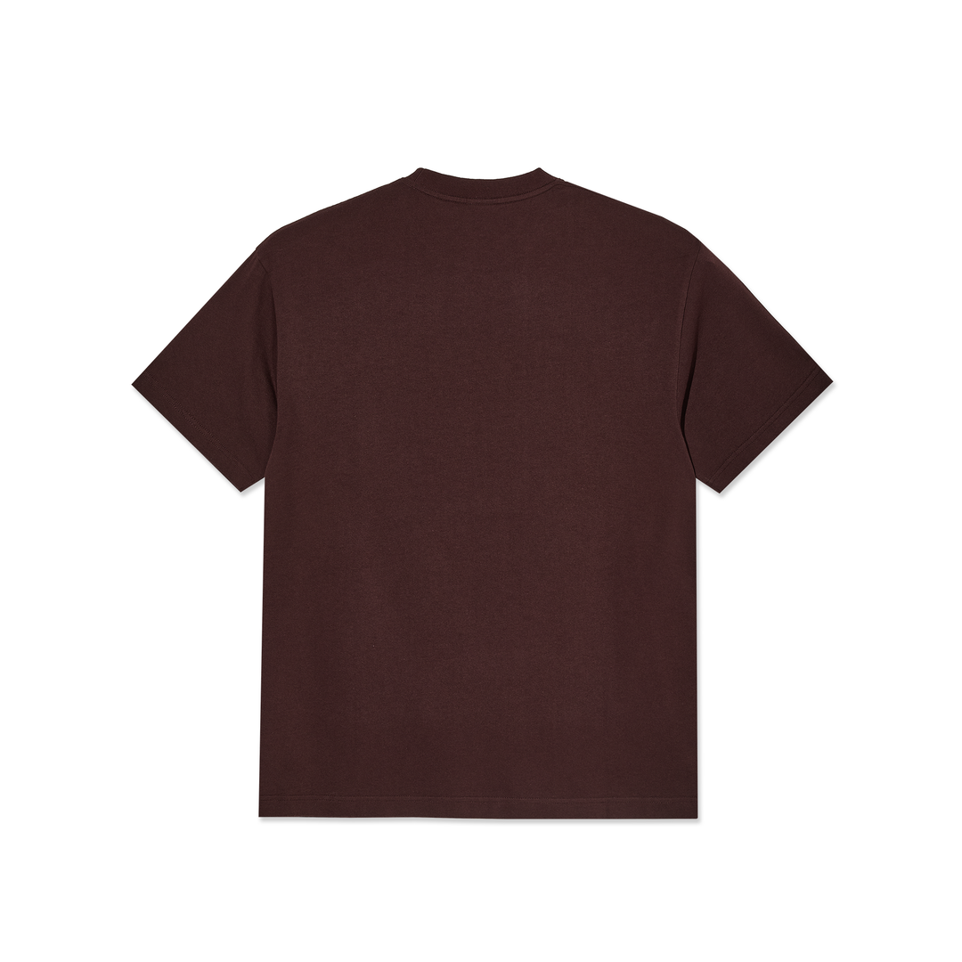 Tee | Metal Logo - Washed Bordeaux