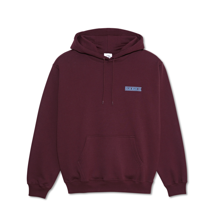 Dave Hoodie | Stretch Logo - Dark Wine