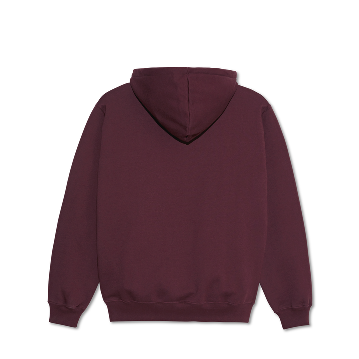 Dave Hoodie | Stretch Logo - Dark Wine