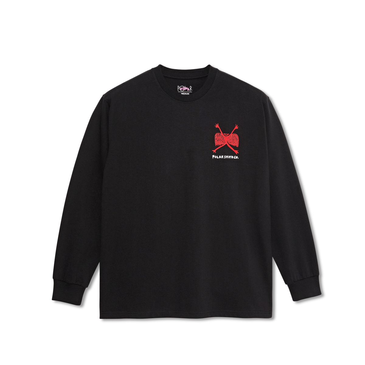 LS Tee | Welcome To The New Age - Black – Polar Skate Co.