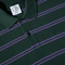 Polo LS Shirt | Stripe - Dark Teal