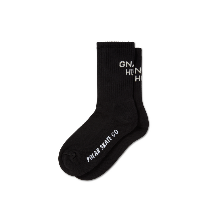 Rib Socks | Gnarly Huh! - Black