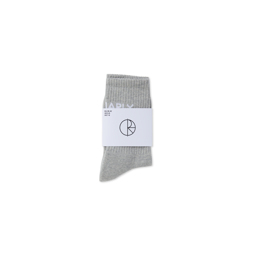 Rib Socks | Gnarly Huh! - Heather Grey