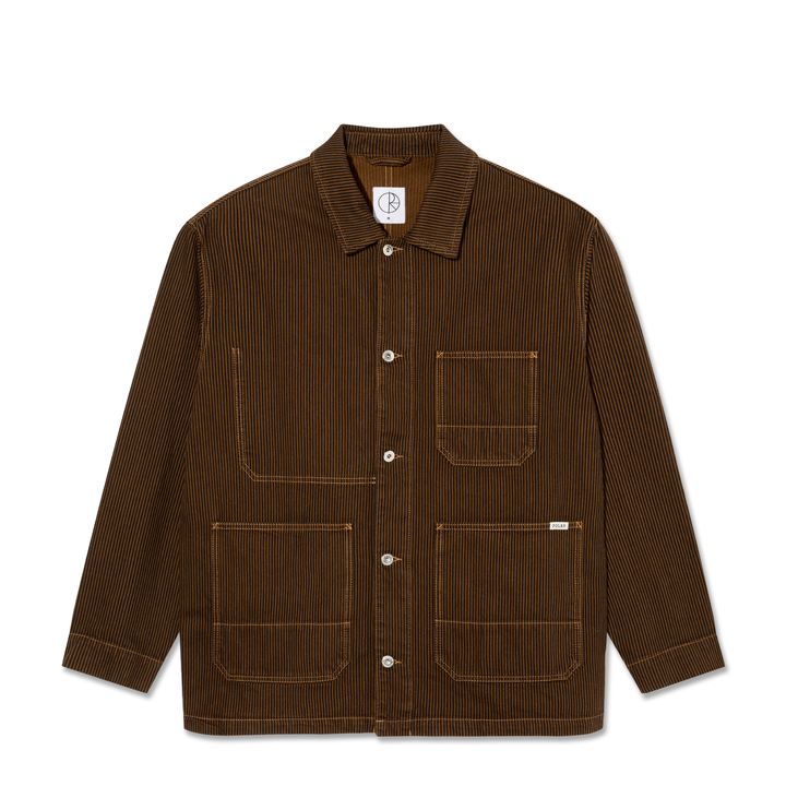 Ezra Jacket | Hickory Stripe - Rust