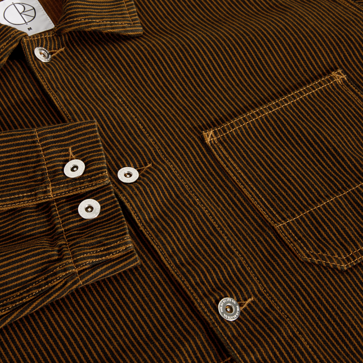 Ezra Jacket | Hickory Stripe - Rust